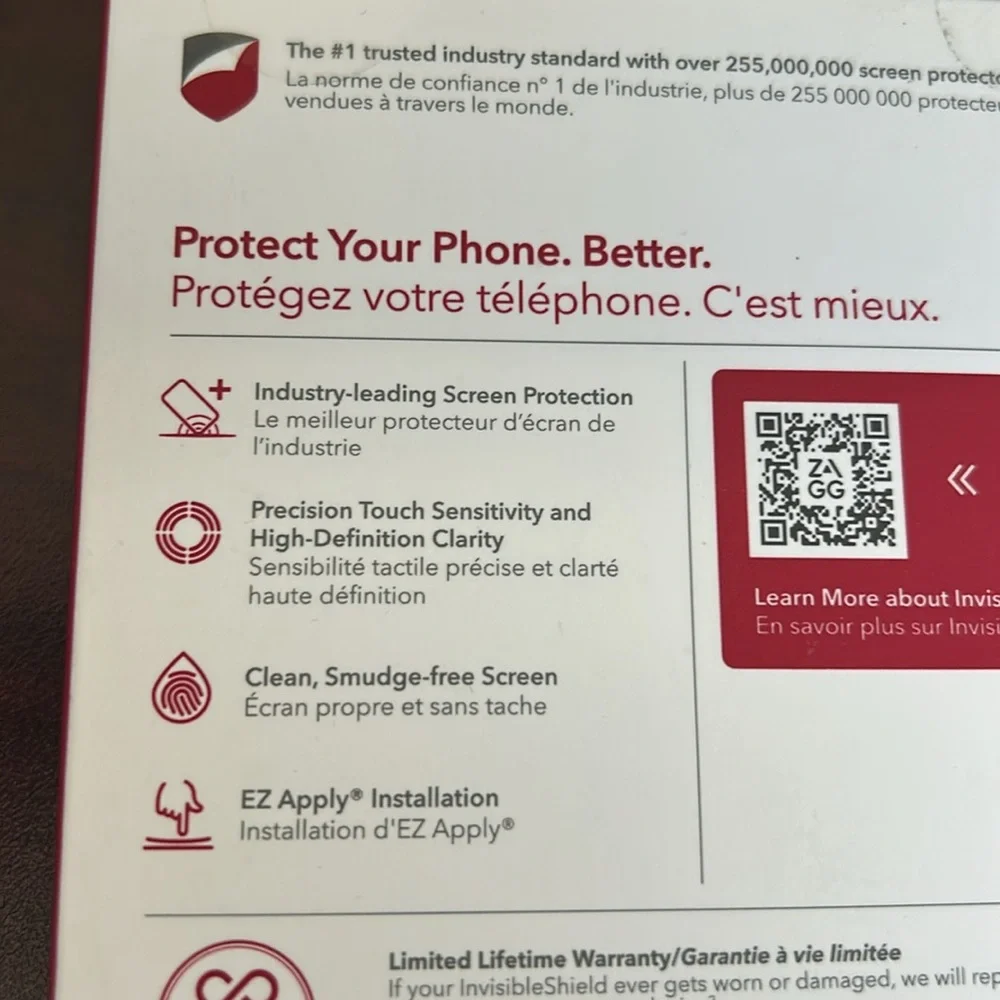 ZAGG Invisible Shield Glass+ iPhone 13/13 Pro NWT Factory Sealed